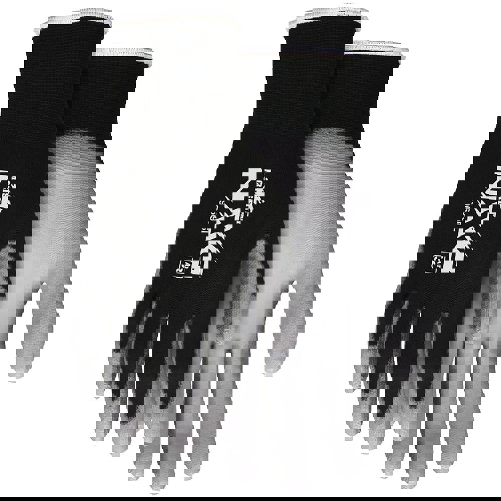 Cut, Puncture & Abrasive-Resistant Gloves: Size 2XL, ANSI Cut A1, ANSI Puncture 2, Polyurethane, Nylon